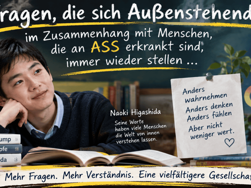ASS-ASPEKTE (2) | Fragen, die sich Außenstehende im Zusammenhang mit Autisten immer wieder&nbsp;stellen
